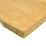 Bordplade til skrivebord 80x40x4 cm bambus