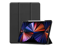 Coreparts - Lommebok For Nettbrett - Tri-Fold Caster, Built-In Pen Holder, Auto-Wake Function - Termoplast-Polyuretan (Tpu) - Svart - For Apple 12.9-Inch Ipad Pro (5. Generasjon)