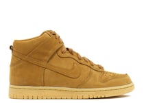 Nike Dunk High Premium GS UK 6 EUR 39 Flax Outdoor Green 886070 200