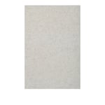 NO GA - Solid Wool Platinum White 200x300 cm - Enfärgade mattor - Vit