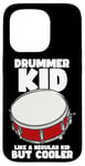 Coque pour iPhone 15 Pro Drummer Kid Percussion Drummer Youth Marching Band Music