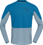 Norrøna Men's Senja Equaliser Lightweight Long Sleeve Mykonos Blue, S