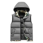 Blouson D'hiver Chaud Pour Homme,Veste Avec Fermeture Éclair,Imperméable,Col Montant,Gilet Décontracté,Camsalomon,Automne