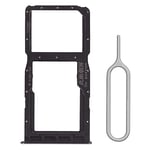 Cemobile Dual SIM Card Tray Slot Holder Replacement for Huawei P30 Lite 6.15 Inch + Eject Pin (Black)