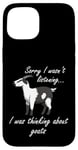 Coque pour iPhone 15 Thinking About Goats Hilarous Farm Animal