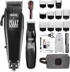 Wahl Corded Hair Clipper Kit & Battery Beard Trimmer Gift Set Peaky Blinders