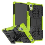 Sony Xperia Xa1      Heavy Duty Case    [Green]