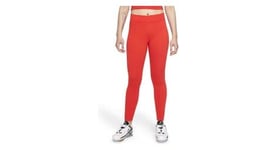 Collant 7 8 femme nike sportswear essential rouge