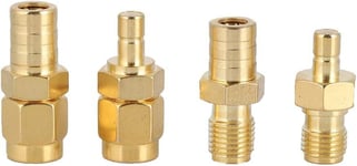 4 Types Adaptateur RF Adaptateur SMA vers Connecteur SMB Convertisseur RF pour Antenne Autoradio Dab SMB Femelle vers Mâle SMA, SMB Femelle vers SMB Femelle, SMA Mâle vers SMB Mâle