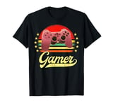 Vintage Gaming Video Game Players Teenage Boys Men Gamer T-Shirt