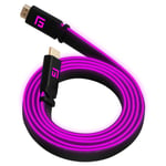 Floating Grip High Speed LED HDMI Kabel - 8K - Pink - 3 m