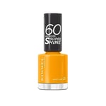 Rimmel, Vernis à Ongles 60S Seconds Super Shine, 450 Night light haze, Couleur Ultra Brillante, Anti-Choc, Anti-Ternissement, Séchage Rapide, Longue Tenue 8 ml