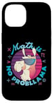 Coque pour iPhone 14 Math is No ProbLlama Jeu de mots amusant en forme de lama