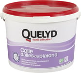 Quelyd Colle Dalles De Plafond Polystyrène – Colle En Pâte Prête À L'Emploi –7kg