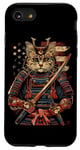 iPhone SE (2020) / 7 / 8 Cat Samurai American Flag Samurai Cat Art Patriotic Cat Case