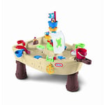 little tikes Anchors Away Pirate Water Playset. Outdoor Garden Toy, Safe & Portable Kids Table. Sensory Toy for Garden Games, Encourages Creative Play, For Ages 18 Months+