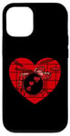 Coque pour iPhone 12/12 Pro Batteur Saint Valentin Batterie Mariage Musicien