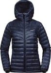 Bergans Women's Rabot Light Down Jacket Hood Navy Blue, XS