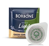 Caffè Borbone Dosette Compostable - Mélange Light, 50% de Caféine en moins que le Mélange Bleu - 100 Dosettes de Café- Système ESE