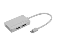 Prokord Videokort 0.2m Mini Displayport Displayport + Dvi-d + Hdmi Vit