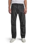 G-Star Men's Dakota Regular Straight Jeans, Grey (faded black ink D23691-D182-D358), 33W / 34L