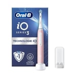 Rosa elektrisk tandborste Series 3s iO med ORAL-B laddare