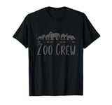 Zookeeper Zoo /Crew Safari Wildlife Animal Kids & Adults Zoo T-Shirt