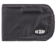 Big Skinny Men's Curve Bi-Fold Slim Wallet, Holds Up to 20 Cards, Black