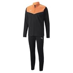 PUMA Individualrise Tracksuit Survêtement Homme, Noir/Citron Fluo, XXL