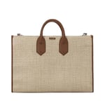 BOSS Women's Sandy Tote-rf Bag, Gold717, 23966.25 cm³