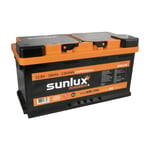 LiFePO4 batteri 12.8V/180Ah - Sunlux® Powerbox+ WarmUp