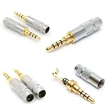 DIY Headphone Plug Connector 4 Pole Earphone Plug 3.5mm Stereo Plug