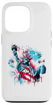 iPhone 13 Pro American Style Statue of Liberty Spray Paint Case