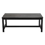 Nordic Furniture Group Vintage Lakrits soffbord svartlackad alm 120x60 cm