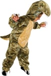 Pretend to Bee Costume de Dinosaure T-Rex pour Enfants, Musée Officiel d'histoire Naturelle, Barboteuse, Multicolore, 7-9 Ans