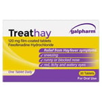 Treathay Fexofenadine 120mg Tablets Hayfever Allergies Allevia Equivalent 30 Tab