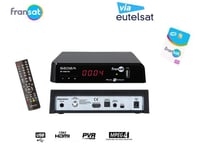 SEDEA RÉCEPTEUR SATELLITE FRANSAT –  SF 4300 HD (EUTELSAT 5° OUEST) (AVEC CARTE)