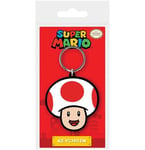 Super Mario Rubber Keychain Toad Pyramid