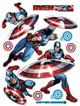 AG Design DK 1796 Marvel, Sticker Mural, 1 Partie, Papier, Multicolore, 0,1 x 65 x 85 cm