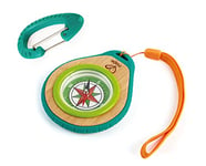 Hape Ensemble Boussole Enfant à Partir de 4 ans - Kit Explorateur Enfant Miroir et Mousqueton - Fabriqué en Bambou & Plastique Végétal - Idée Cadeau Enfant 5 Ans - Mousqueton Supporte Jusqu'à 10kg