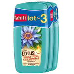 TAHITI - Gel Douche Tahiti Lotus & Huile de Coco - Formule à Base d'Ingrédients d'Origine Naturelle - Lot de 3 x 250 ml