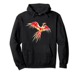 Phoenix from the Ashes Fire Mythical Bird Phoenix Pullover Hoodie