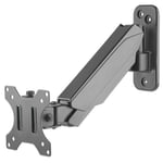 Manhattan TV & Monitor Mount Wall Spring Arm 1 screen Screen Sizes: 17-32inch...