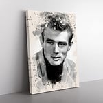 James Dean No.1 Modern Fc Canvas Wall Art Print Ready to Hang, Framed Picture for Living Room Bedroom Home Office Décor, 60x40 cm (24x16 Inch)