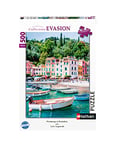 Nathan - Puzzle 500 pièces - Printemps à Portofino - Loïc Lagarde - Adultes et enfants dès 12 ans - Puzzle de qualité supérieure - Collection Evasion - 87363