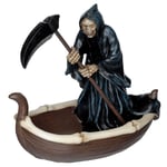 The Reaper Ferryman of Death with Scythe - Gothic Ornament - Brand New