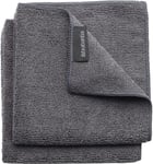 Brabantia 118029 Microfibre Cleaning Cloths (x 30 x 30 x 0.5 cm, Dark Grey 