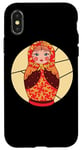 Coque pour iPhone X/XS Poupée gigogne vintage belle poupée russe Matriochka