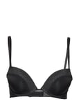 Calvin Klein Push Up Plunge Svart