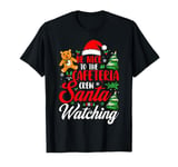 Be Nice To The Cafeteria Crew Santa is watching christmas T-Shirt